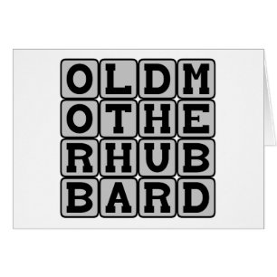 Oude Moeder Hubbard, Nursery Rijm Dame