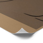 Oude moeder Hubbard rijmt een leuke hond in browse Poster (Hoek)