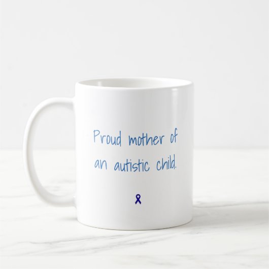 Oude moeder van een autistisch kind koffiemok (Links)