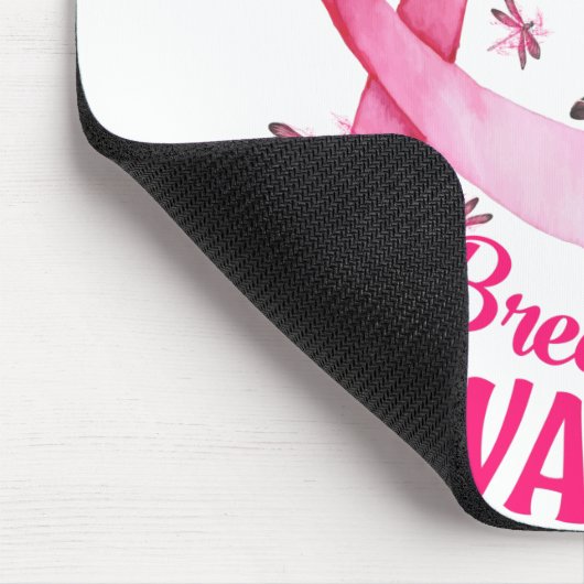 Oude moeder van een borstkankerwaanzin muismat (Hoek)