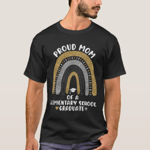Oude moeder van een elementaire school Afstuderen T-shirt