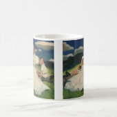 Oude Moederdag, moeder met kinderen Koffiemok (Center)