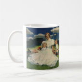 Oude Moederdag, moeder met kinderen Koffiemok (Links)