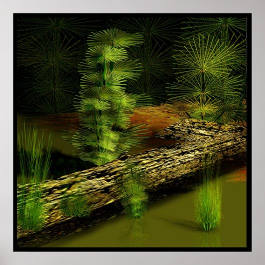 oude moeras poster (Voorkant)