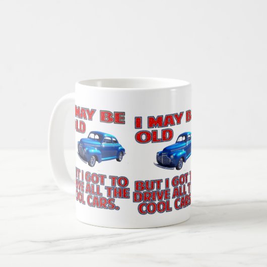 Oude Mok van de auto. (Voorkant links)