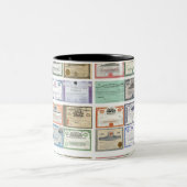 oude mok van de papieren van de muurmarkt (Center)