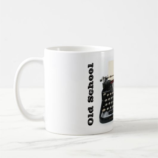 Oude mok voor schrijfmachines (Links)