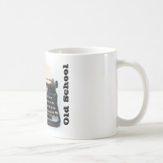 Oude mok voor schrijfmachines (Rechts)