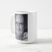 Oude mok voor vrouwenkoffie (Voorkant links)