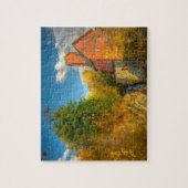 Oude molen in Vermont Legpuzzel (Verticaal)