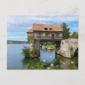 Oude molen van Vernon (vieux moulin) - Normandië,  Briefkaart (Voorkant)
