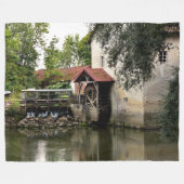OUDE MOLENSTROOM FLEECE DEKEN (Voorkant (Horizontaal))