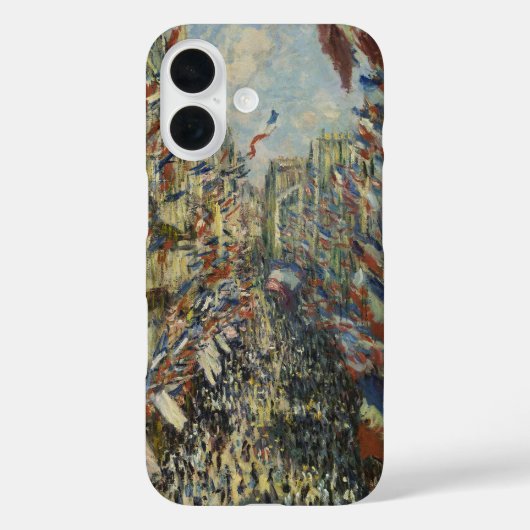 Oude Monet Franse Vlag Parijs Straatkunst Case-Mate iPhone Case (Achterkant)