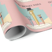 Oude-Money-Nagels Cadeaupapier (Rol Hoek)