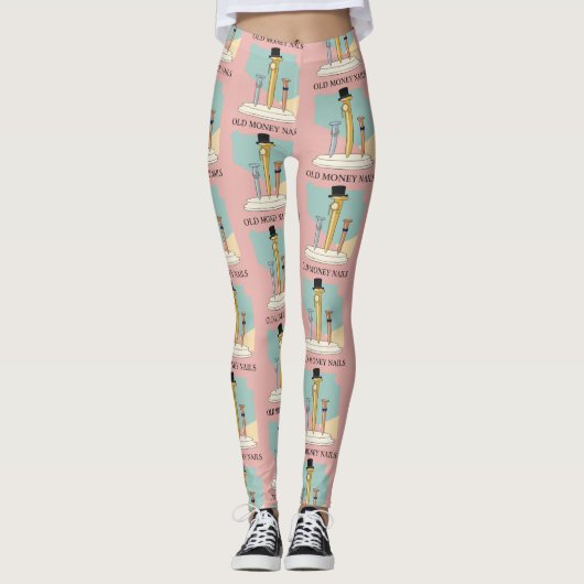 Oude-Money-Nagels Leggings (Voorkant)