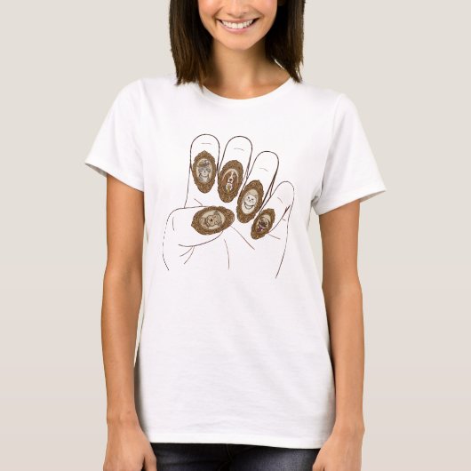 Oude-Money-Nagels T-shirt (Voorkant)