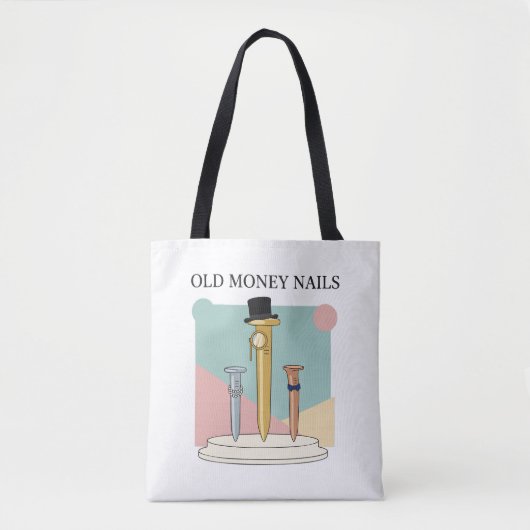 Oude-Money-Nagels Tote Bag (Voorkant)
