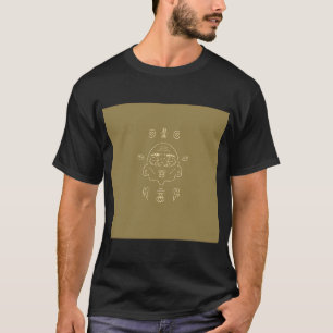 oude monnik t-shirt