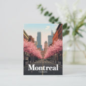 Oude Montreal City Hall Second Empire Briefkaart (Staand voorkant)