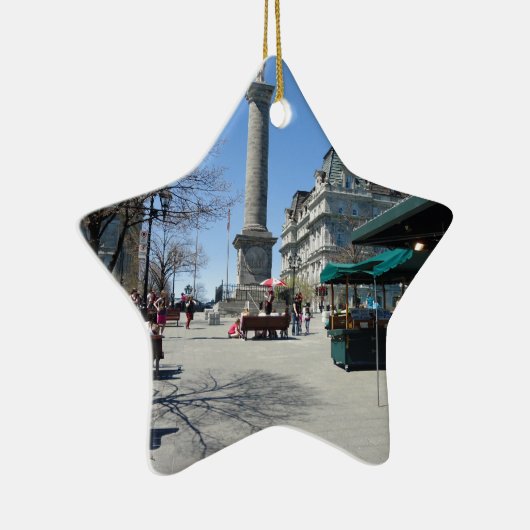 Oude Montreal-poort Keramisch Ornament (Rechts)