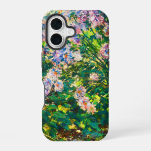 Oude mooie bloemen Windbloemen illustratie iPhone 16 Hoesje