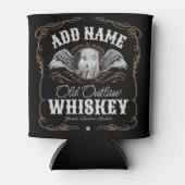 Oude Moonshine Whiskey Label TOEVOEGEN FOTO Famili Blikjeskoeler (Voorkant)