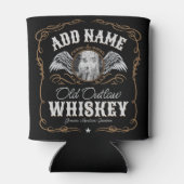 Oude Moonshine Whiskey Label TOEVOEGEN FOTO Famili Blikjeskoeler (Achterkant)