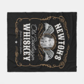 Oude Moonshine Whiskey Label TOEVOEGEN FOTO Famili Fleece Deken (Voorkant (Horizontaal))