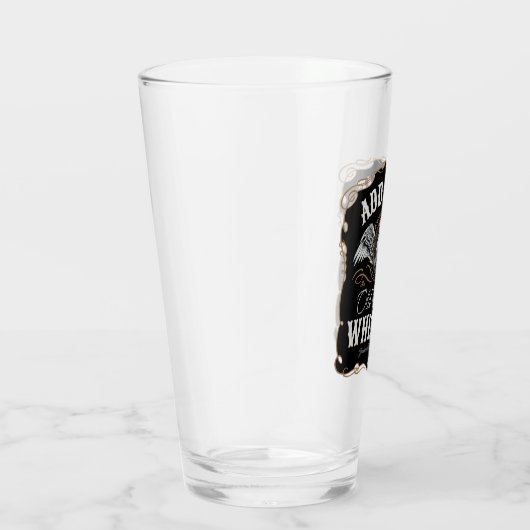 Oude Moonshine Whiskey Label TOEVOEGEN FOTO Famili Glas (Rechts)