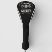 Oude Moonshine Whiskey Label TOEVOEGEN FOTO Famili Golfheadcover (Voorkant)