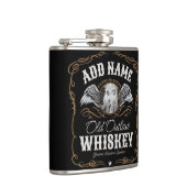 Oude Moonshine Whiskey Label TOEVOEGEN FOTO Famili Heupfles (Rechts)