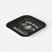 Oude Moonshine Whiskey Label TOEVOEGEN FOTO Famili Papieren Bordje (Gebogen)