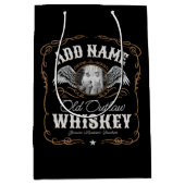 Oude Moonshine Whiskey Label VOEG FOTO Toe Familie Medium Cadeauzakje (Voorkant)