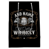 Oude Moonshine Whiskey Label VOEG FOTO Toe Familie Medium Cadeauzakje (Achterkant)