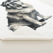 oude mopshond sherpa deken (3/4)