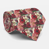 Oude Morgenroodbloemen in de tuin Stropdas (Opgerold)