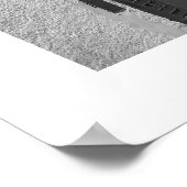 Oude moskee in Tripoli (B&W) Poster (Hoek)