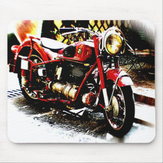 Oude motorfiets muismat