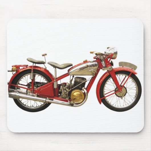 Oude motorfiets muismat (Voorkant)