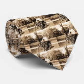 Oude motorfiets stropdas (Opgerold)