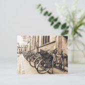 Oude motorfietsen in Oxford-Briefkaart Briefkaart (Staand voorkant)