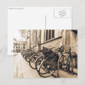 Oude motorfietsen in Oxford-Briefkaart Briefkaart (Voorkant / Achterkant)