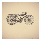 Oude motorfietsen poster (Voorkant)