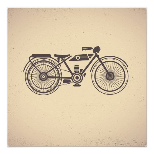Oude motorfietsen poster (Voorkant)