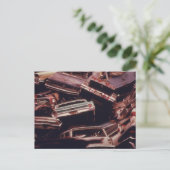 Oude motorschroot — briefkaart (Staand voorkant)