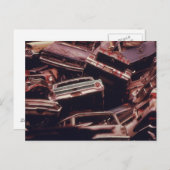 Oude motorschroot — briefkaart (Voorkant / Achterkant)