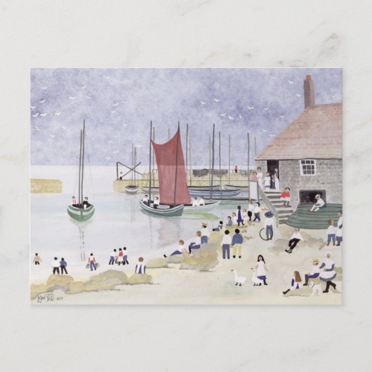 Oude Mousehole 1993 Briefkaart (Voorkant)