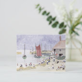 Oude Mousehole 1993 Briefkaart (Staand voorkant)