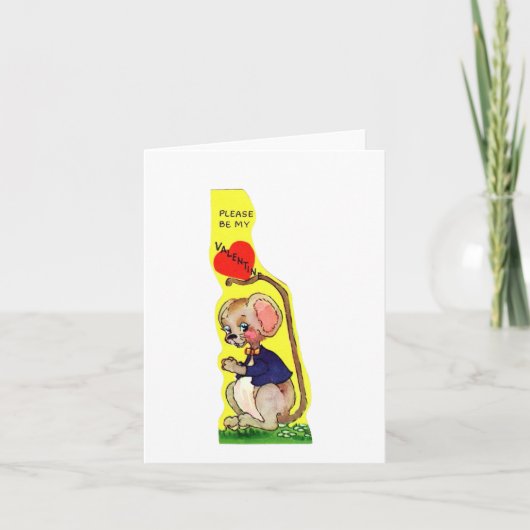 Oude muis Valentijn Kaart (Voorkant)