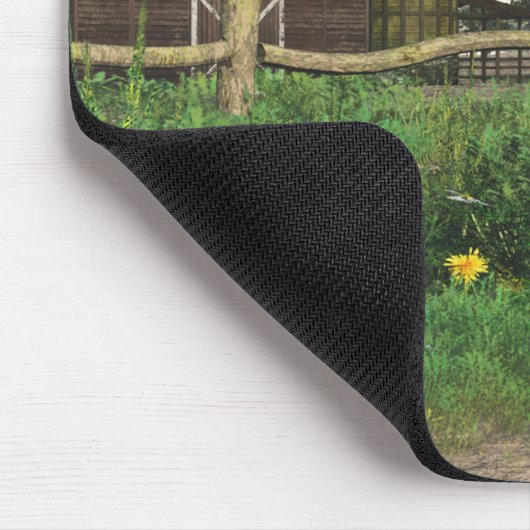 Oude Muismat Rode Barn en Rusty Truck (Hoek)